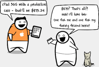 Illustration for article titled This Is How I Feel About Buying Apps